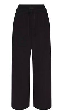Skims Double waistband exposed boxer pants Onyx
